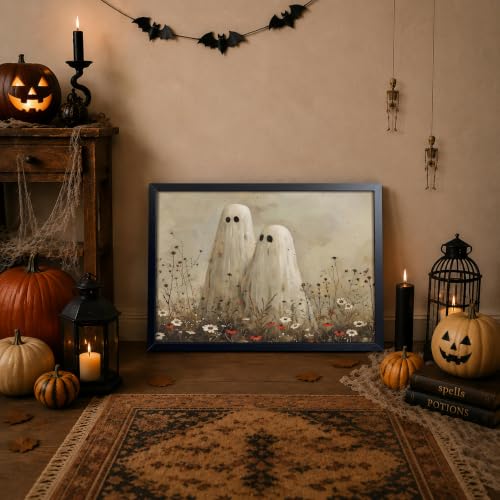 Framed Halloween Canvas Wall Art