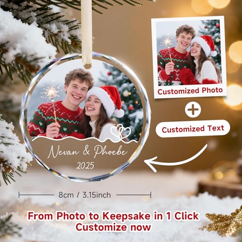 Personalized Photo Christmas Ornaments