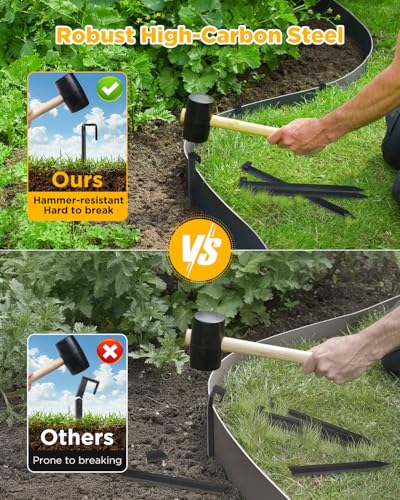 Landscape Edging Metal Stakes (20 Count)