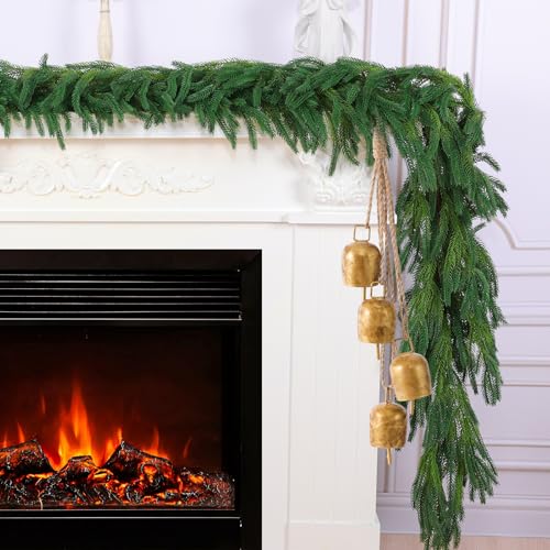 2 Pcs 6 Ft Artificial Norfolk Pine Garlands (2 Count)