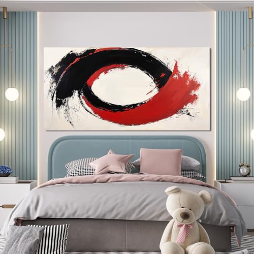 Black And White Wall Art Prints Large Abstract Wall Art Decorations 29"x58"