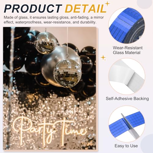 5x5mm Self Adhesive Mirrors Mosaic Tiles (2500 unidad)