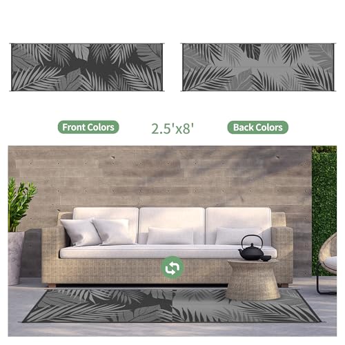 Outdoor Rug Waterproof Plastic Runner Rugs (2880 sq in)