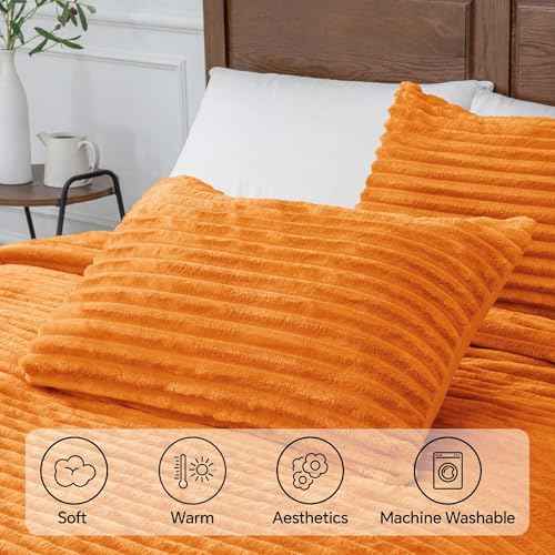 Fleece Full Comforter Set
