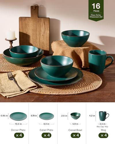 Venus Dinnerware Sets with Mugs (16 Count)