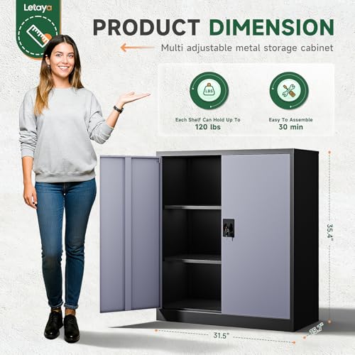 Metal Storage Cabinets with Lock Door