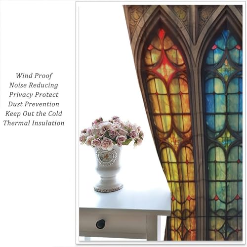 Stained Glass Curtains (2 Count)