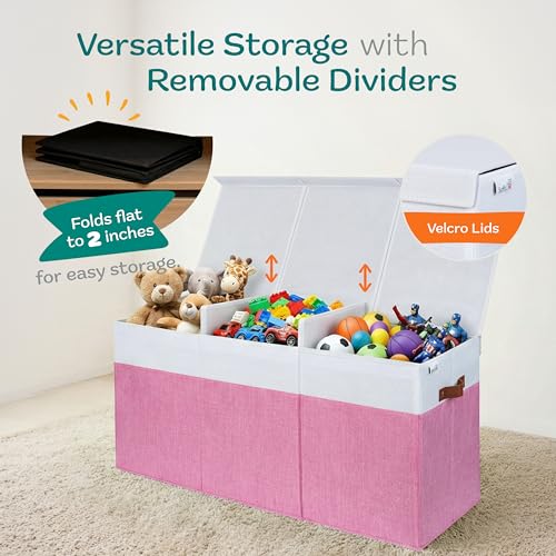 Extra Large Toy Storage Organizer with Lid