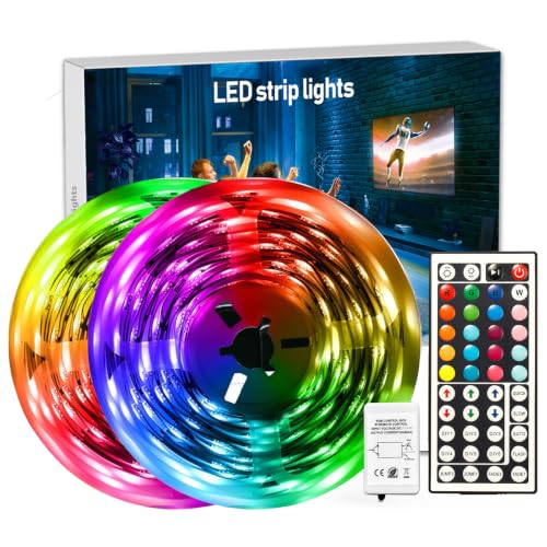 Led Strip Lights 32.8 ft RGB Color Changing Lights Strip for Bedroom (32.8 Feet)