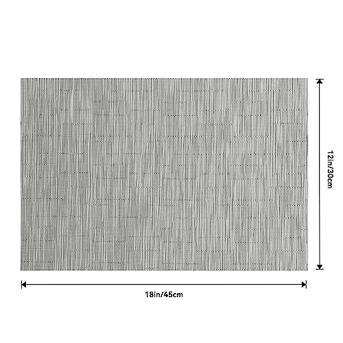 Silver Placemats Set of 8 (8 Count)