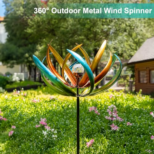 83" Large Solar Wind Spinner Outdoor