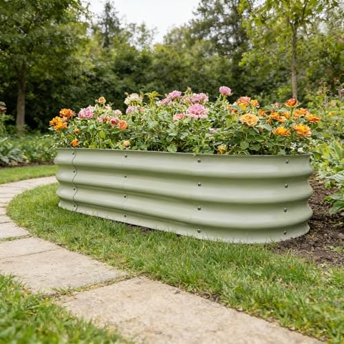 Gardmax 2 Pack Galvanized Raised Garden Bed