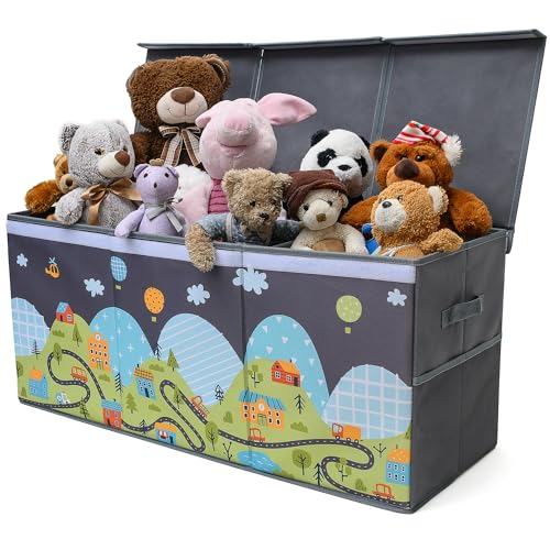 Extra Large Toy Storage Organizer with Lid