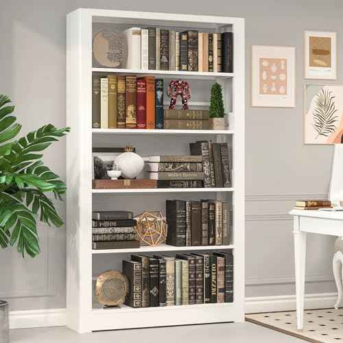 White Bookshelf