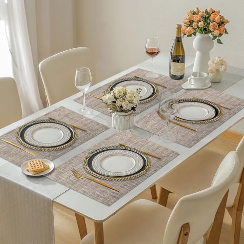 Vinyl Placemats Set of 6 (4 Count)