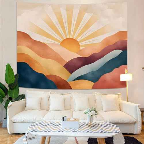 Abstract Mountain Tapestry