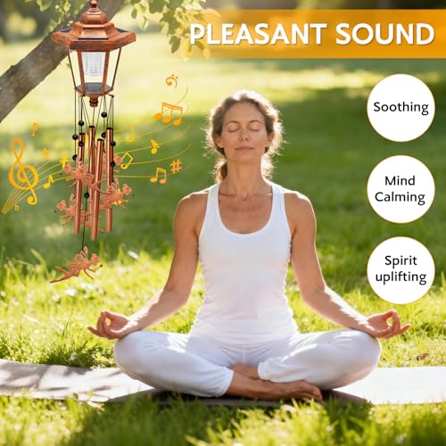 Large Solar Moon Fairy Wind Chimes