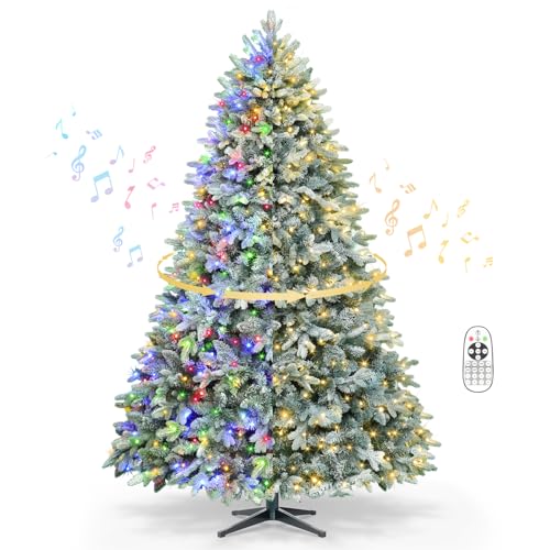 9ft Pre lit Artificial Christmas Tree with Music