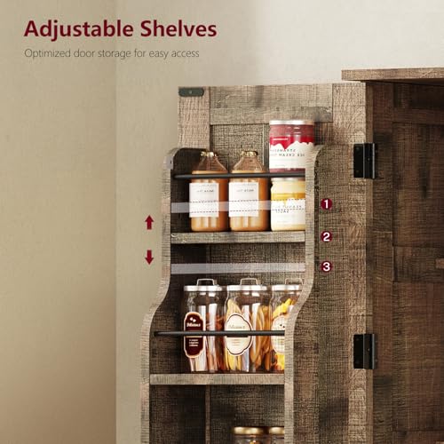 43”H Pantry Cabinet with 4 Doors