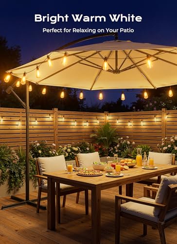58FT Solar String Lights Outdoor