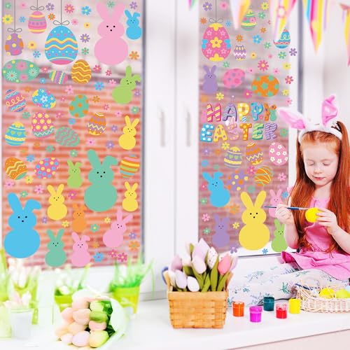 9 Sheets Easter Window Clings (9 Count)