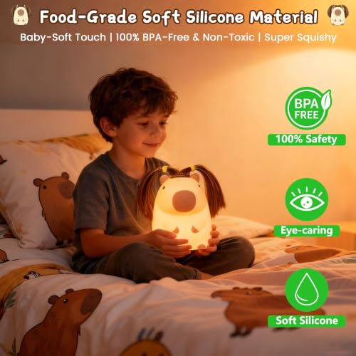 Cute Capybara Night Light