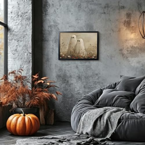 Framed Halloween Canvas Wall Art