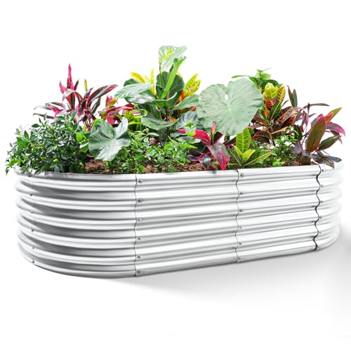 6x3x1.5ft Galvanized Raised Garden Bed Kit