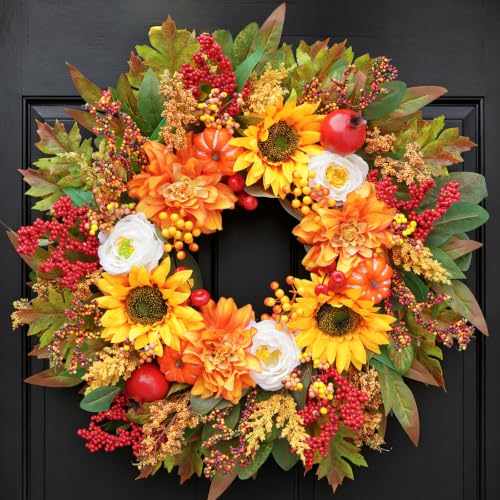 Fall Wreaths for Front Door