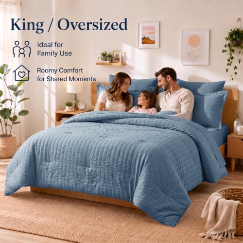 Oversized King Comforter Set 120x98 7