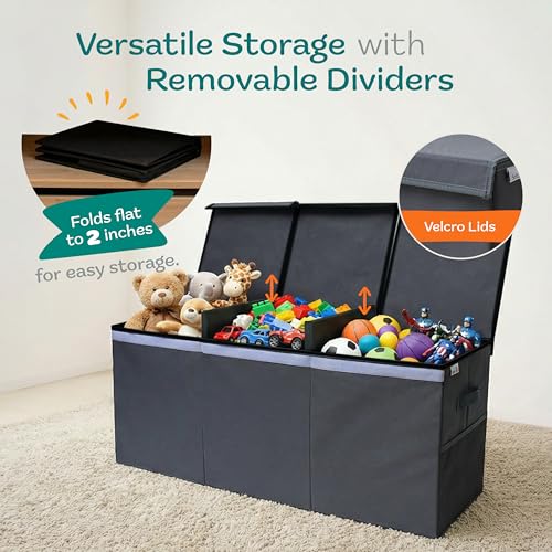 Extra Large Toy Storage Organizer with Lid