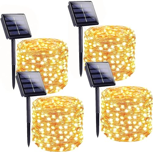 Solar String Lights Outdoor (4 Count)