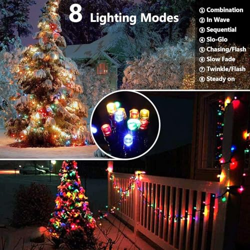 Solar Christmas Lights Outdoor (2 Count)