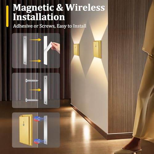 Motion Sensor Wall Sconce (4 Count)