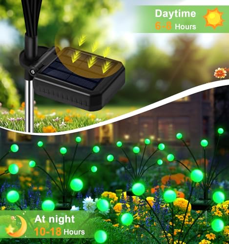 Solar Garden Lights Outdoor Waterproof (4 Count)