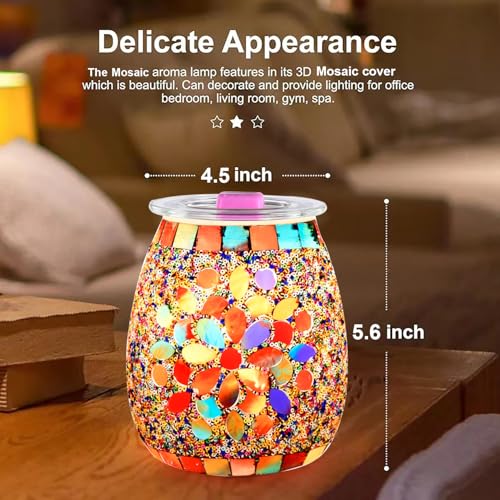 Mosaic Glass Wax Warmer