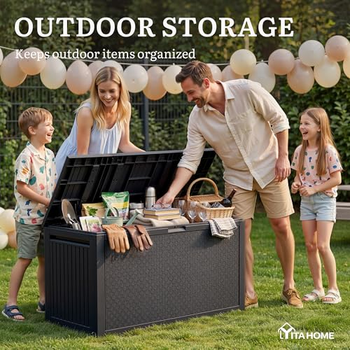 95 Gallon Large Outdoor Deck Box