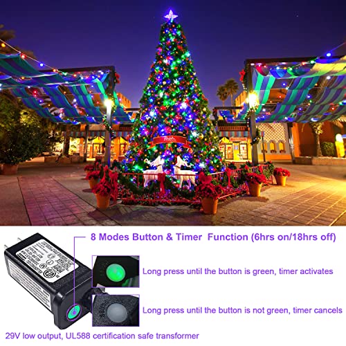 200 LED Multicolor Christmas Lights