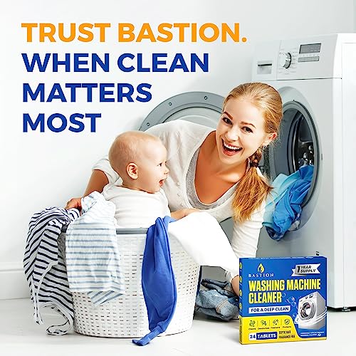 Washing Machine Cleaner Tablets 24 pack Powerful Descaler (24 Count)