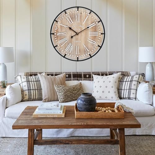 24 Inch Grand Farmhouse Wall Clock
