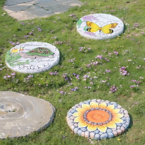 Sunflower Stepping Stones Outdoor Garden