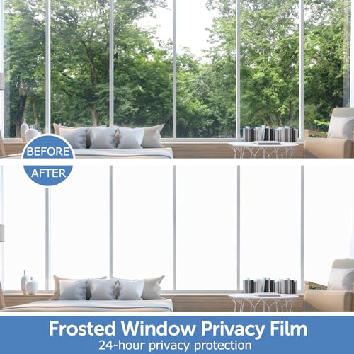 Frosted Window Privacy Film (96.7846 Sq Ft)