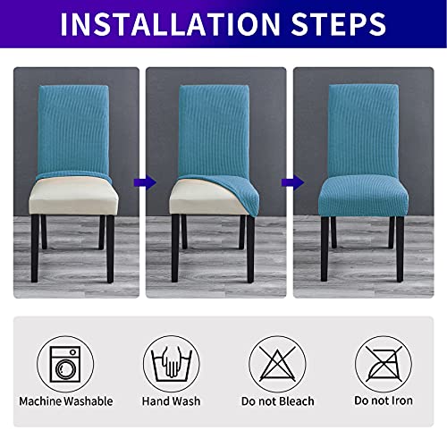 Stretch Chair Covers for Dining Room Set of 4
