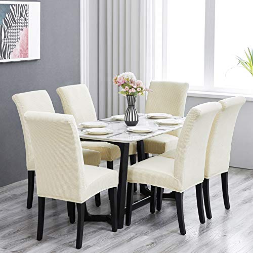Stretch Chair Covers for Dining Room Set of 6