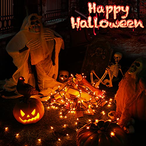 Orange Hallowen Lights (33 Foot)