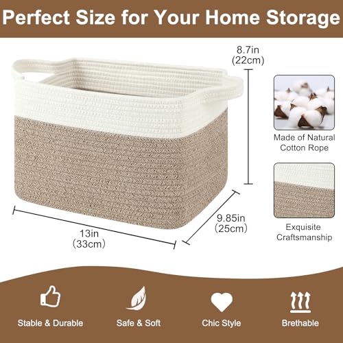 Storage Basket for Organizing 3 Pack (3 Count)