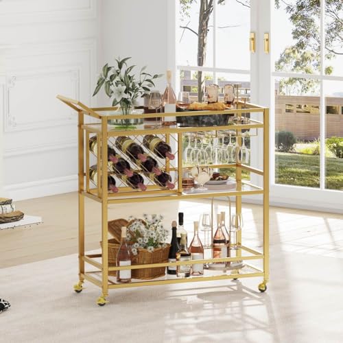 Bar Cart Gold