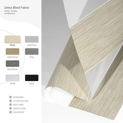 Cordless Zebra Blinds for Windows