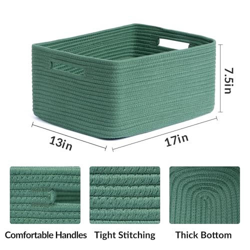 Large Storage Baskets for Shelves (2 Count)