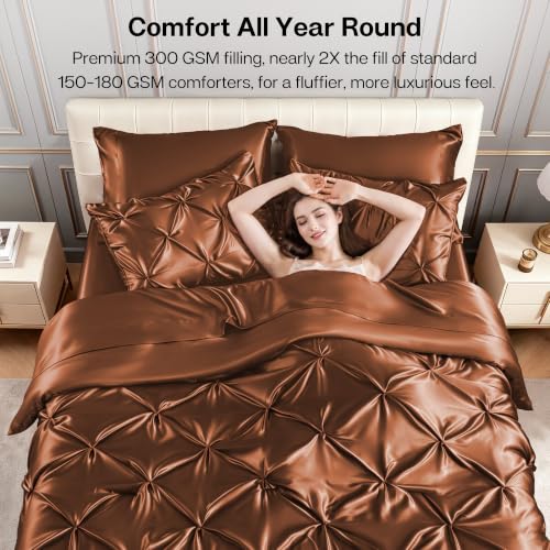 Satin California King Comforter Set
